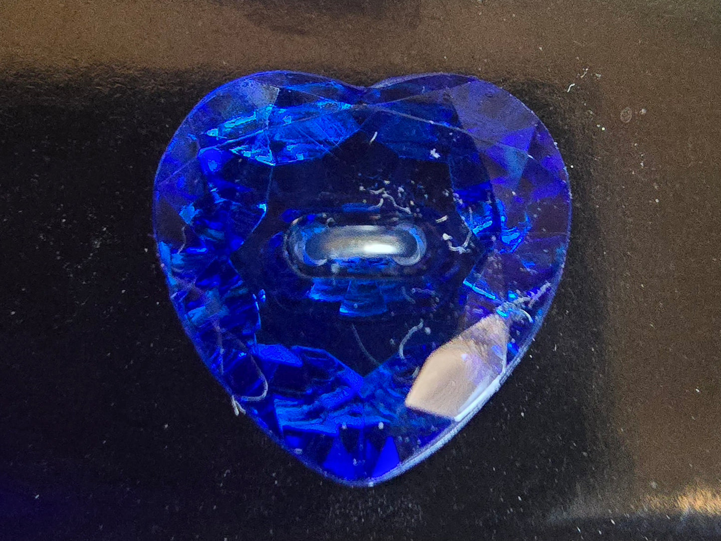 Blue Heart Button