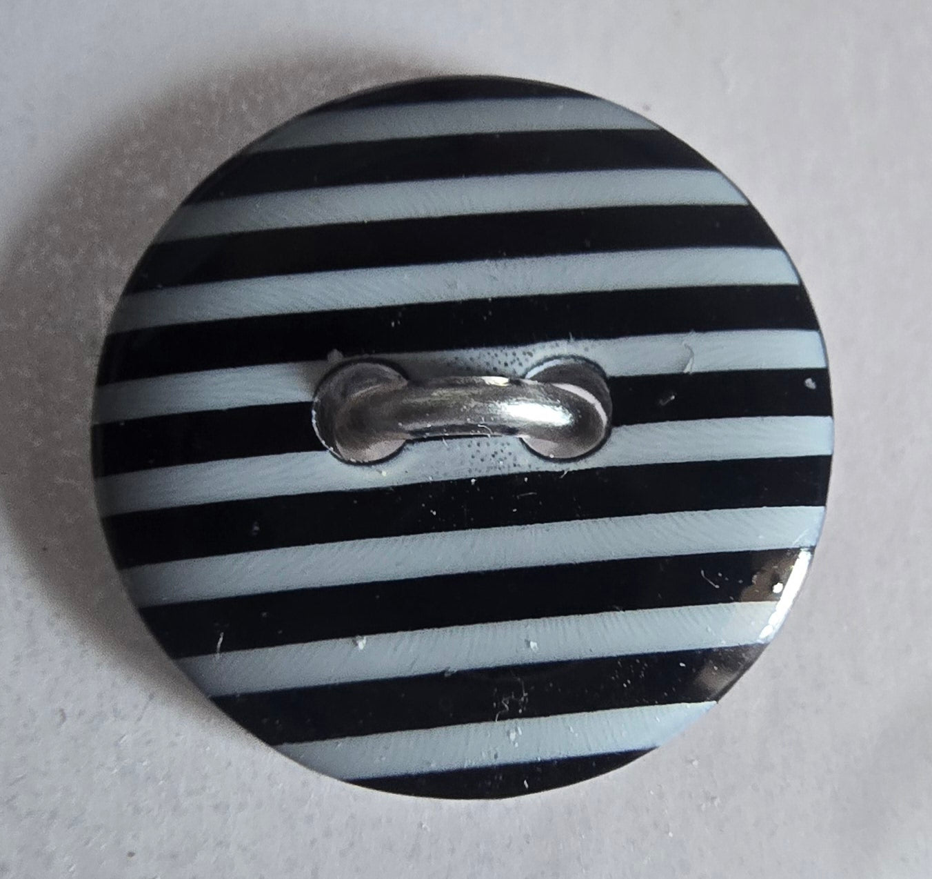 Black & White Stripe Buttons