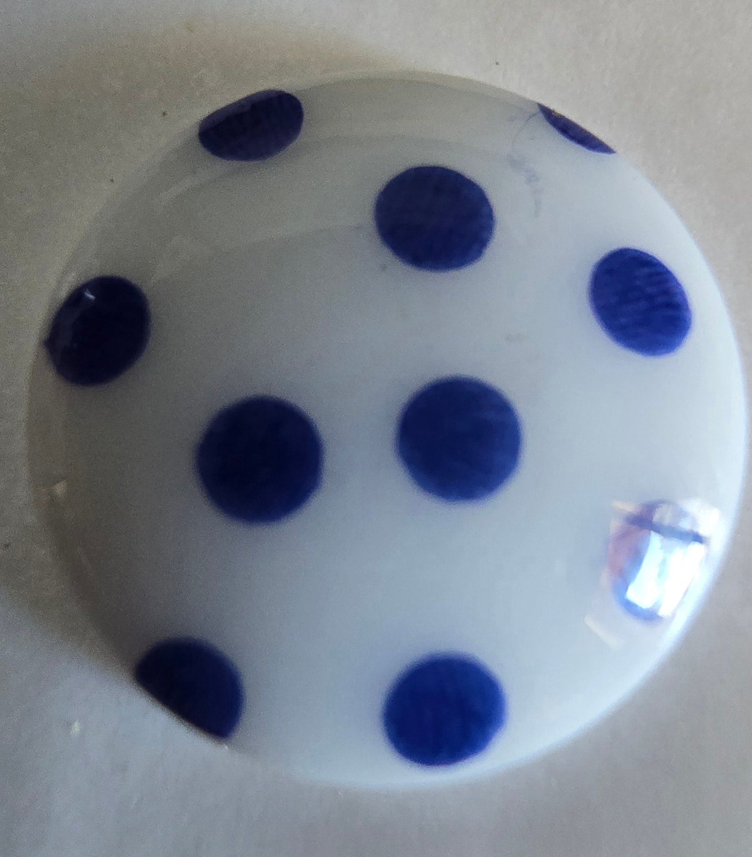 Dots - Blue On White