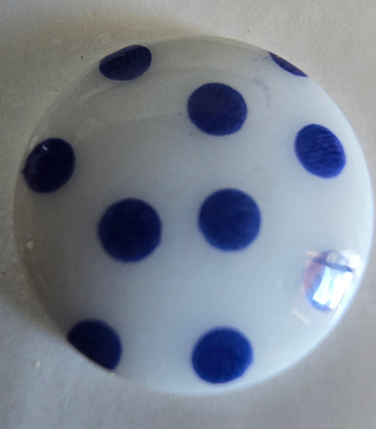 Dots - Blue On White
