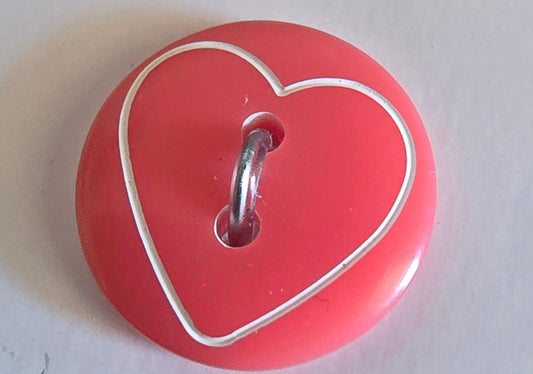 Novelty - Heart Print - Pink