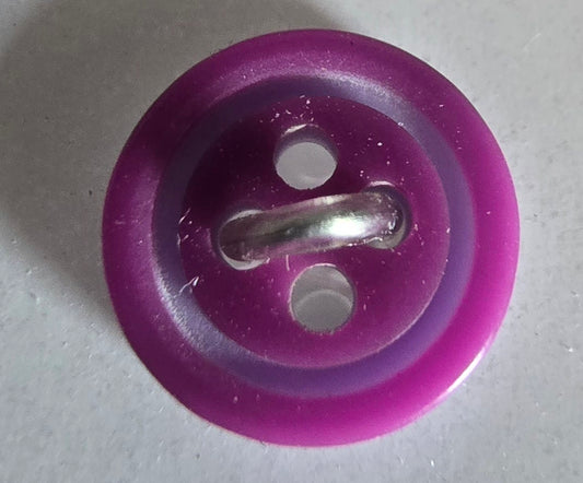 Layered Button -  Purple Pink