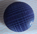 Laser Button Pearlised - Navy