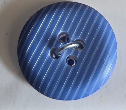 Muted Strip Emboss - Mid to Lite Blue