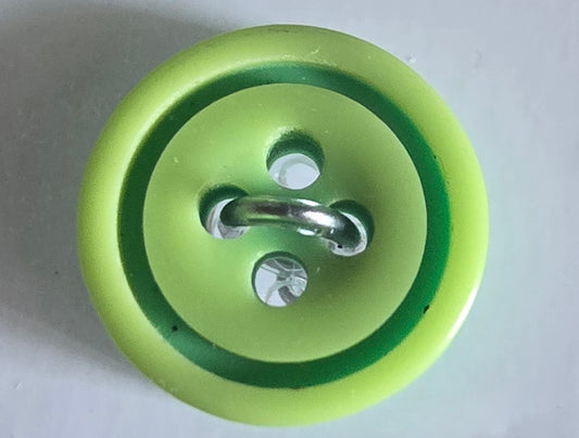 Layered Button - Green Lime