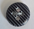 Muted Strip Emboss - Black