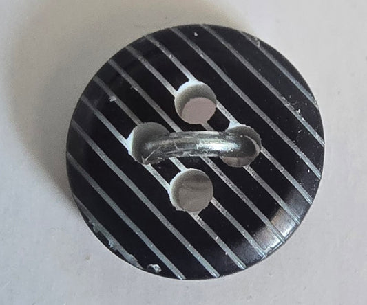 Muted Strip Emboss - Black