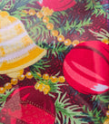 Joyful Christmas Ornaments - Metallic Red