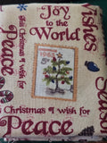 Postcard Christmas Sayings -Light Khaki