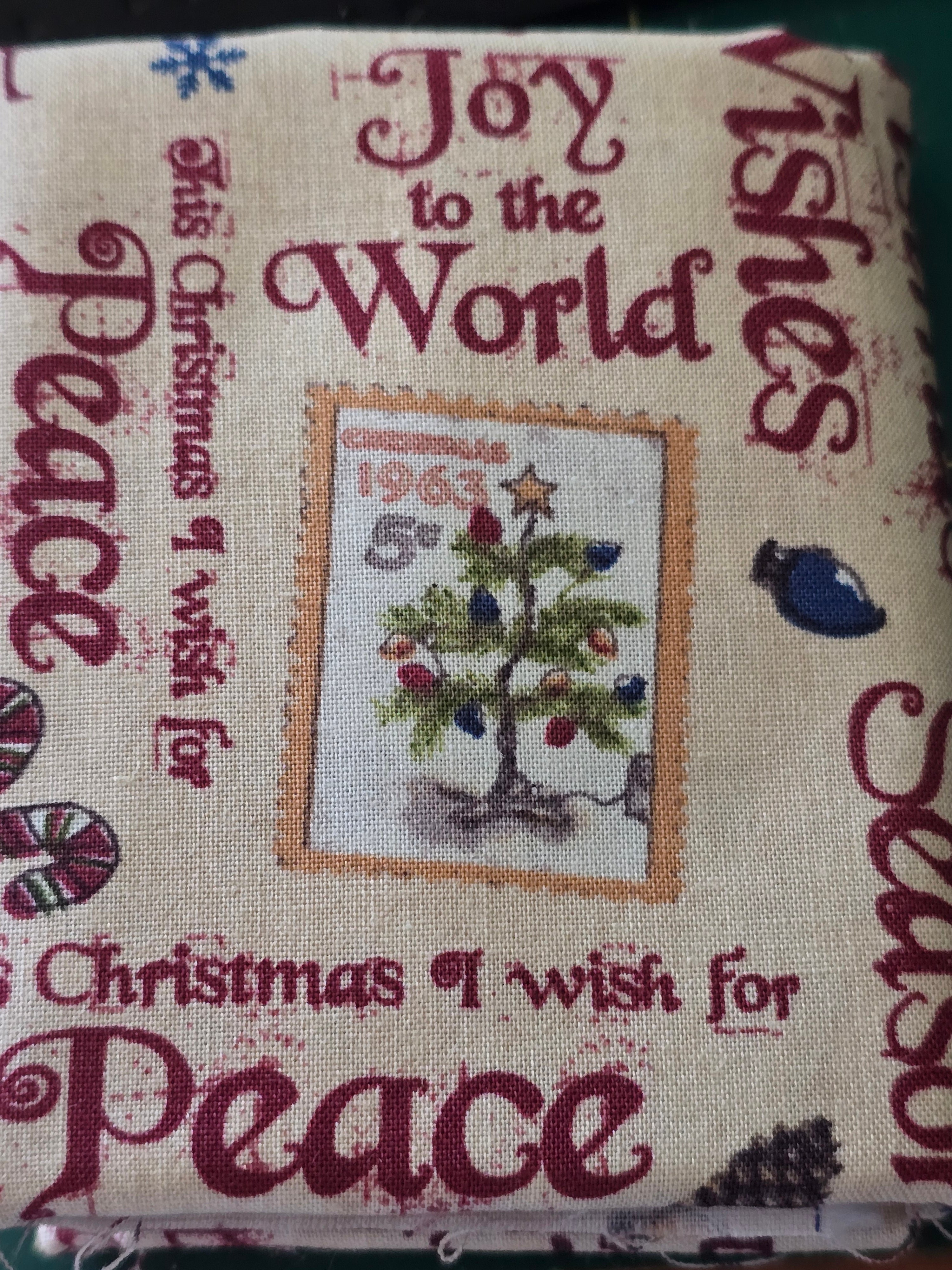 Postcard Christmas Sayings -Light Khaki