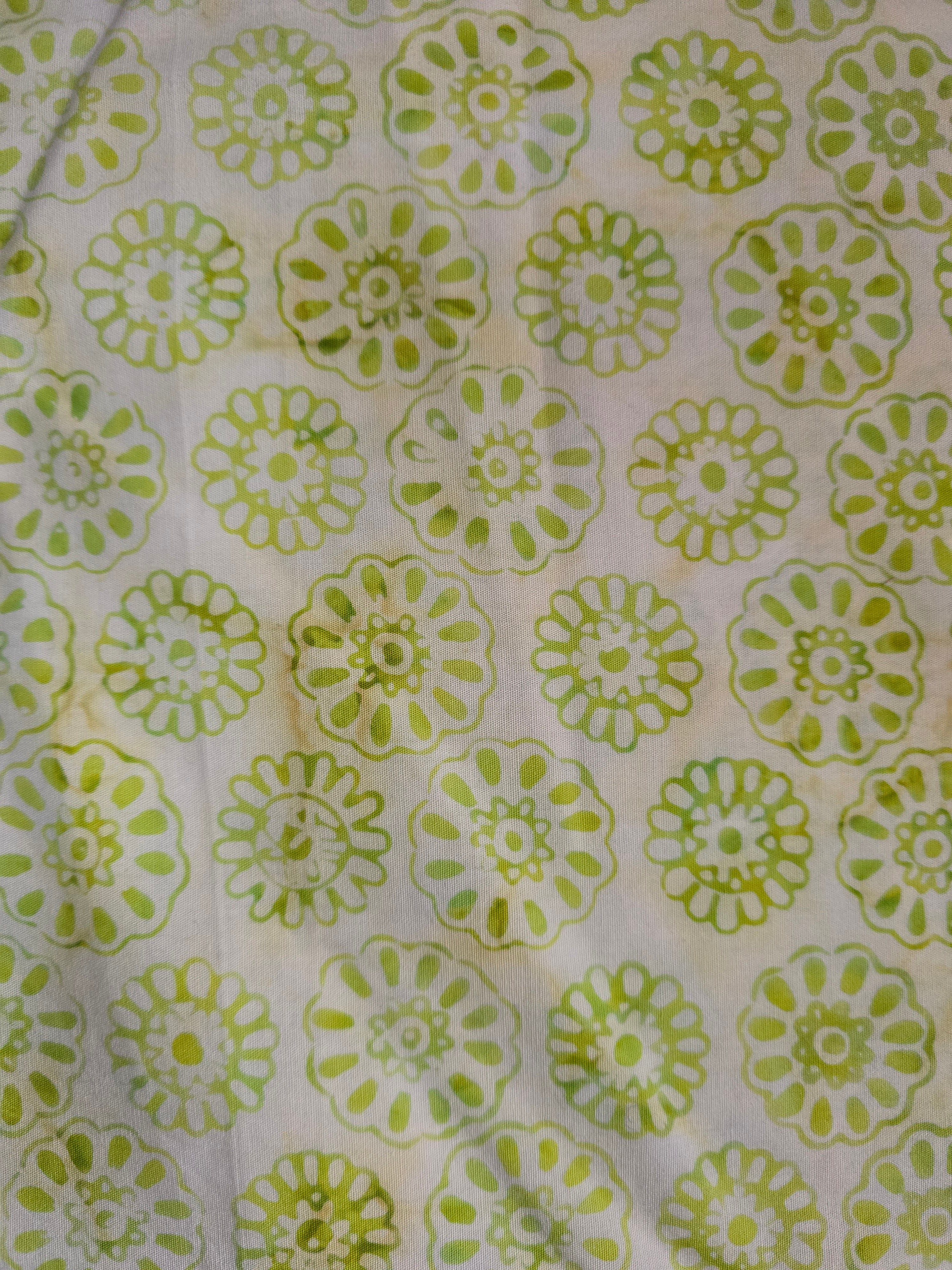 Confection Fabrics - Lime Batik