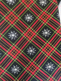 Christmas Tartan with Snowflake