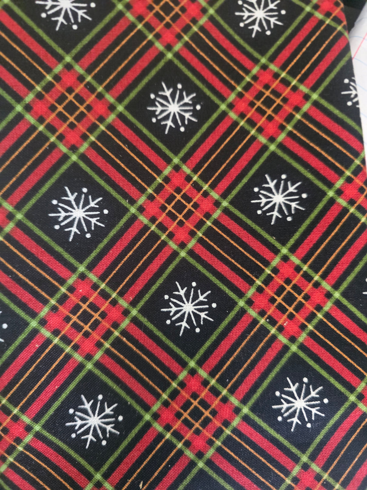 Christmas Tartan with Snowflake