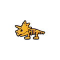Orange Triceratops