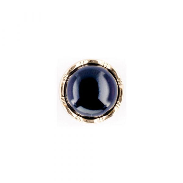 Decorative Gold Rim - Dark Navy