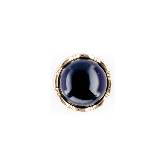 Decorative Gold Rim - Dark Navy