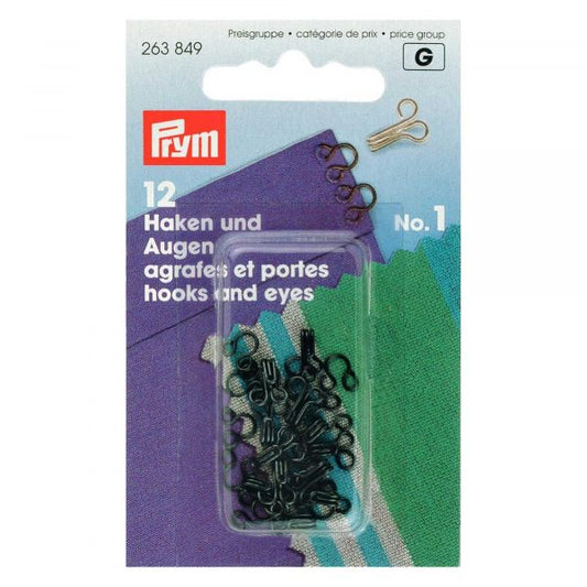 Pyrm - Hooks & Eyes / Black No: 1