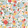 Flower Garden - Cream