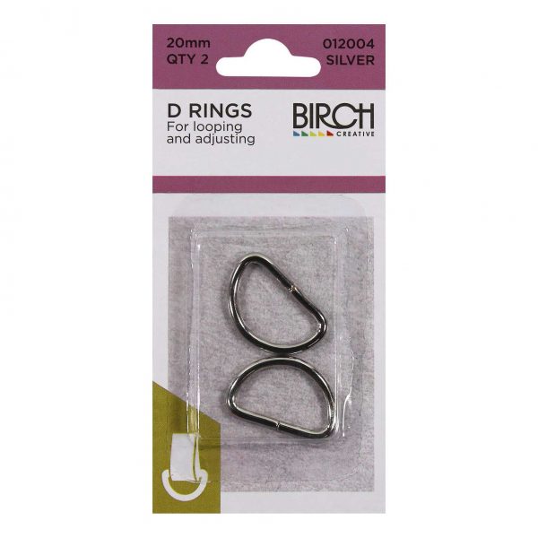 D Rings Buckle - Birch
