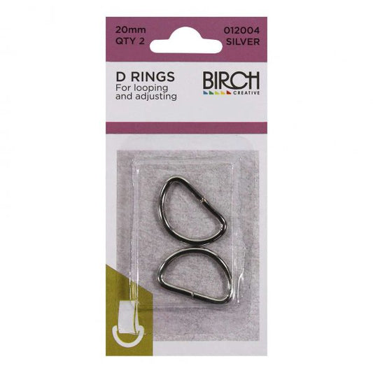 D Rings Buckle - Birch