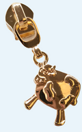 Cow Zipper Pull