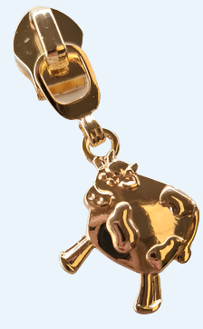 Cow Zipper Pull