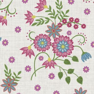 Flower & Vine Floral Allover Cream