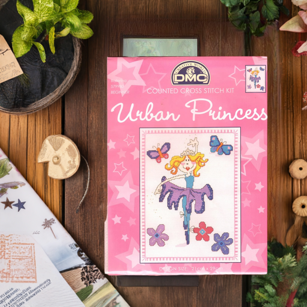 "Urban Princess"Counted Cross Stitch Kit/Beginner