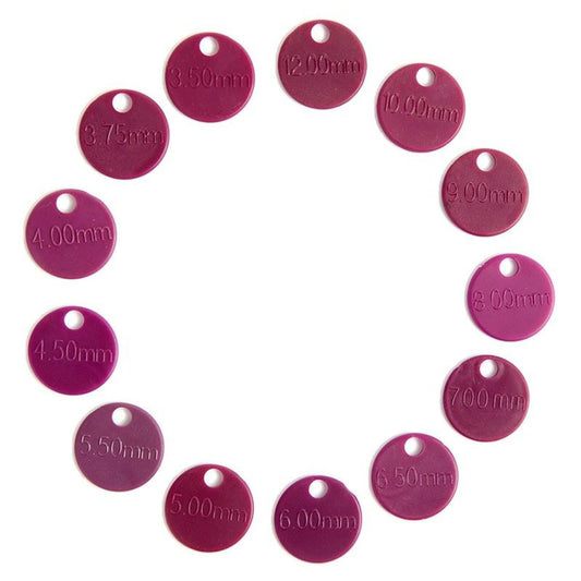 Knit pro Size ID Tags - Set of 12