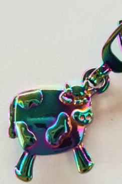 Cow Zipper Pull