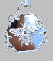 Flower N Bee Zip Puller