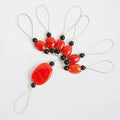 Knit Pro Zoonie Stitch Markers - Tangerine