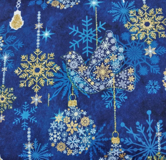 Stonehenge Christmas Joy Ornaments - Blue